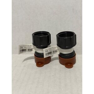 (2) Pack Orbit 67495 Drip-Lock Hose Faucet Adapter 3/4" to 1/2"